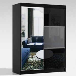 MANHATTAN BLACK HIGH GLOSS (150CM)
