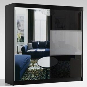 MANHATTAN BLACK HIGH GLOSS (200CM)