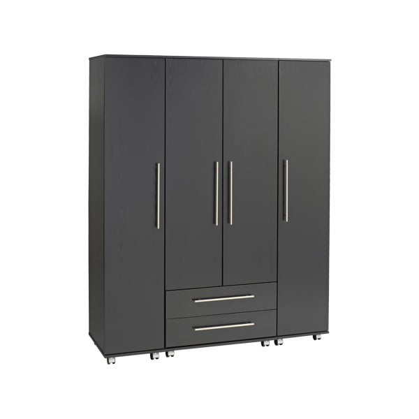 Bobby Four Doors Two Draws Wardrobe