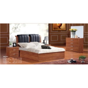 Designer Walnut Storage Bed