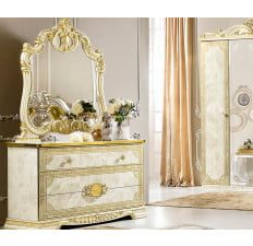 LEONARDO IVORY FINISH SINGLE DRESSER