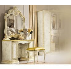 LEONARDO IVORY FINISH VANITY DRESSER