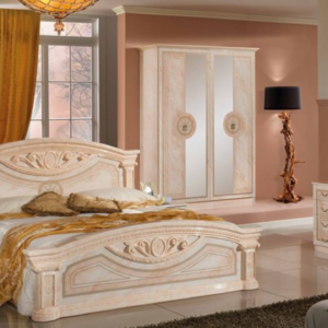 NEW ROMA ITALIAN BEDROOM SET (BEIGE)