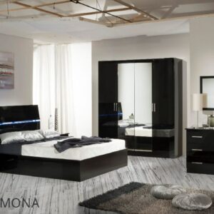 SIMONA ITALIAN BEDROOM SET (BLACK)