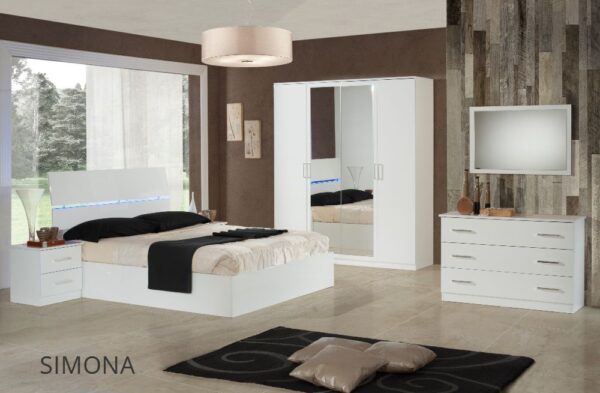 SIMONA LED ITALIAN BEDROOM SET - Image 2