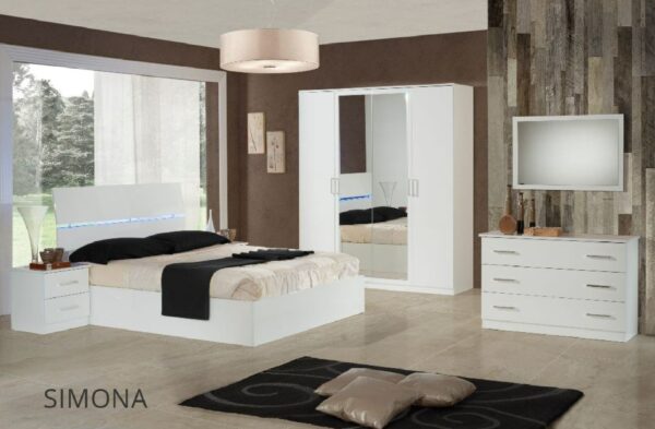 SIMONA LED ITALIAN BEDROOM SET