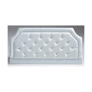 Traditional White Fabric Headboard