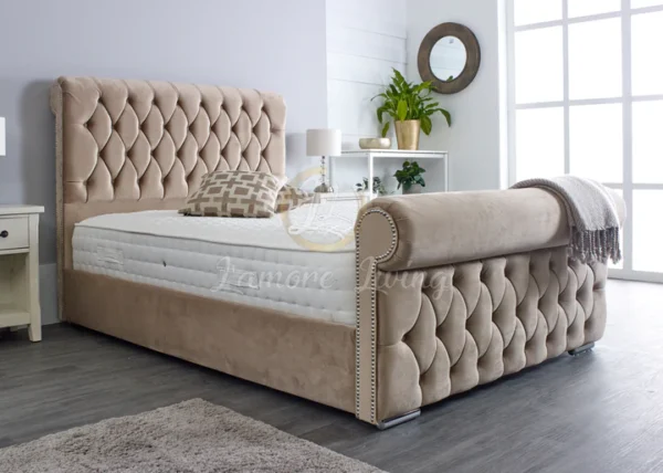 grace fabric bed