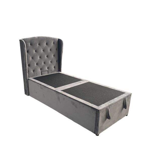 Marlow Storage Bed With Wing Headboard - Image 4